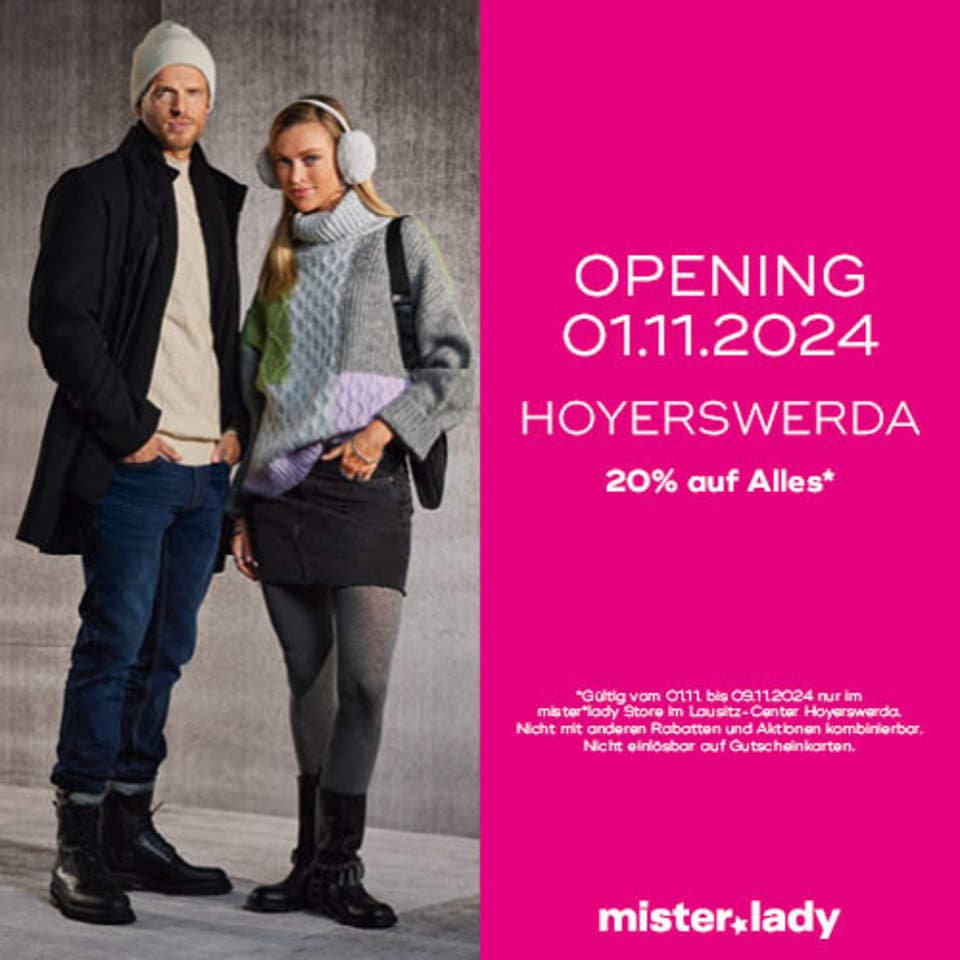 mister*lady // STORE OPENING IN HOYERSWERDA