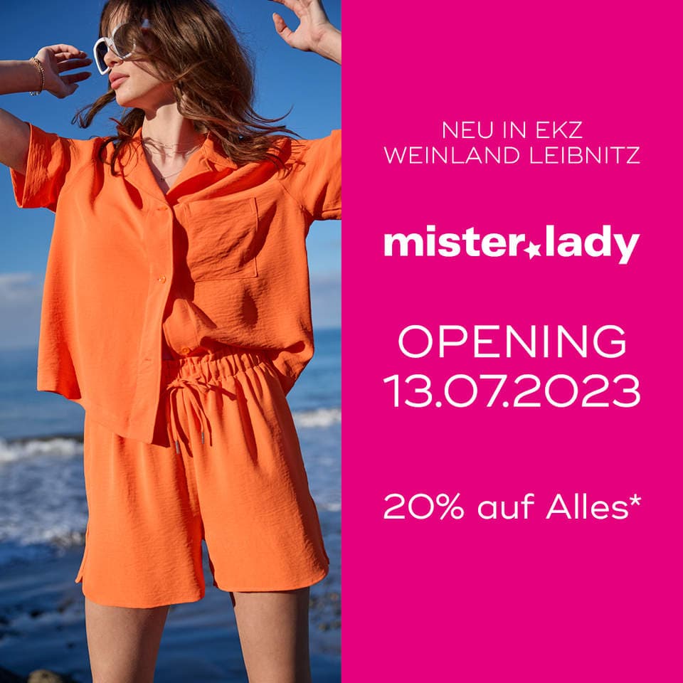 mister*lady // NEUER STORE IN LEIBNITZ, ÖSTERREICH