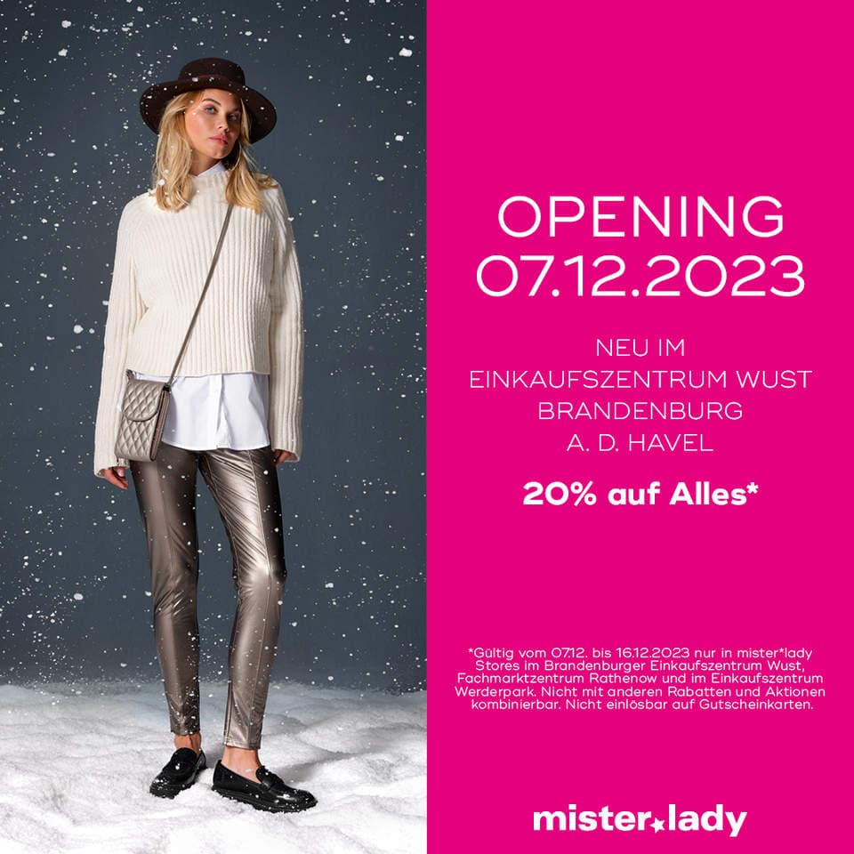 mister*lady // STORE OPENING IN BRANDENBURG