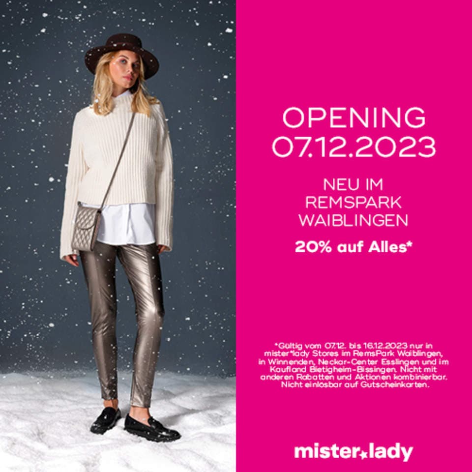 mister*lady // STORE OPENING IN WAIBLINGEN