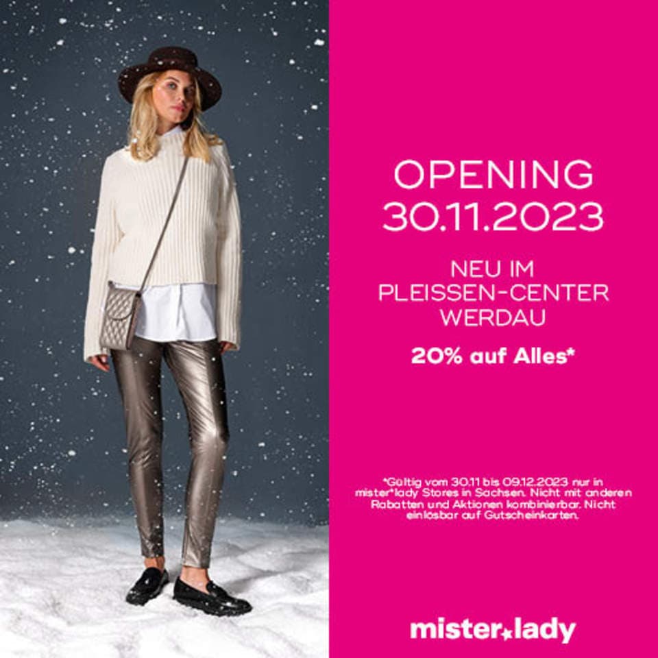mister*lady // STORE OPENING IN WERDAU-STEINPLEIS